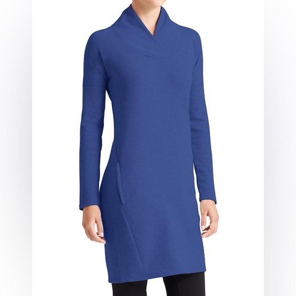 Athleta Wool-Blend Tunic Dress in Cobalt Blue - Size Small
